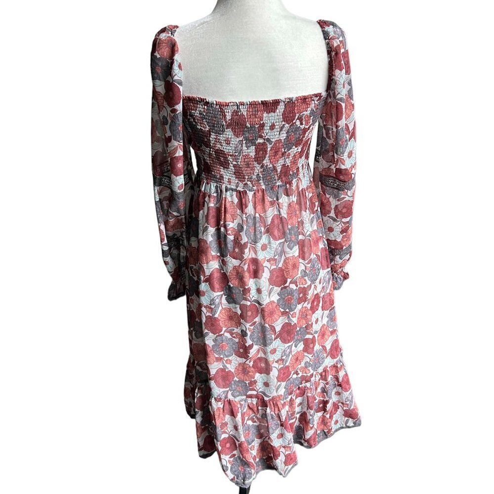ARITZIA Wilfred Floral Grace Midi Dress US S